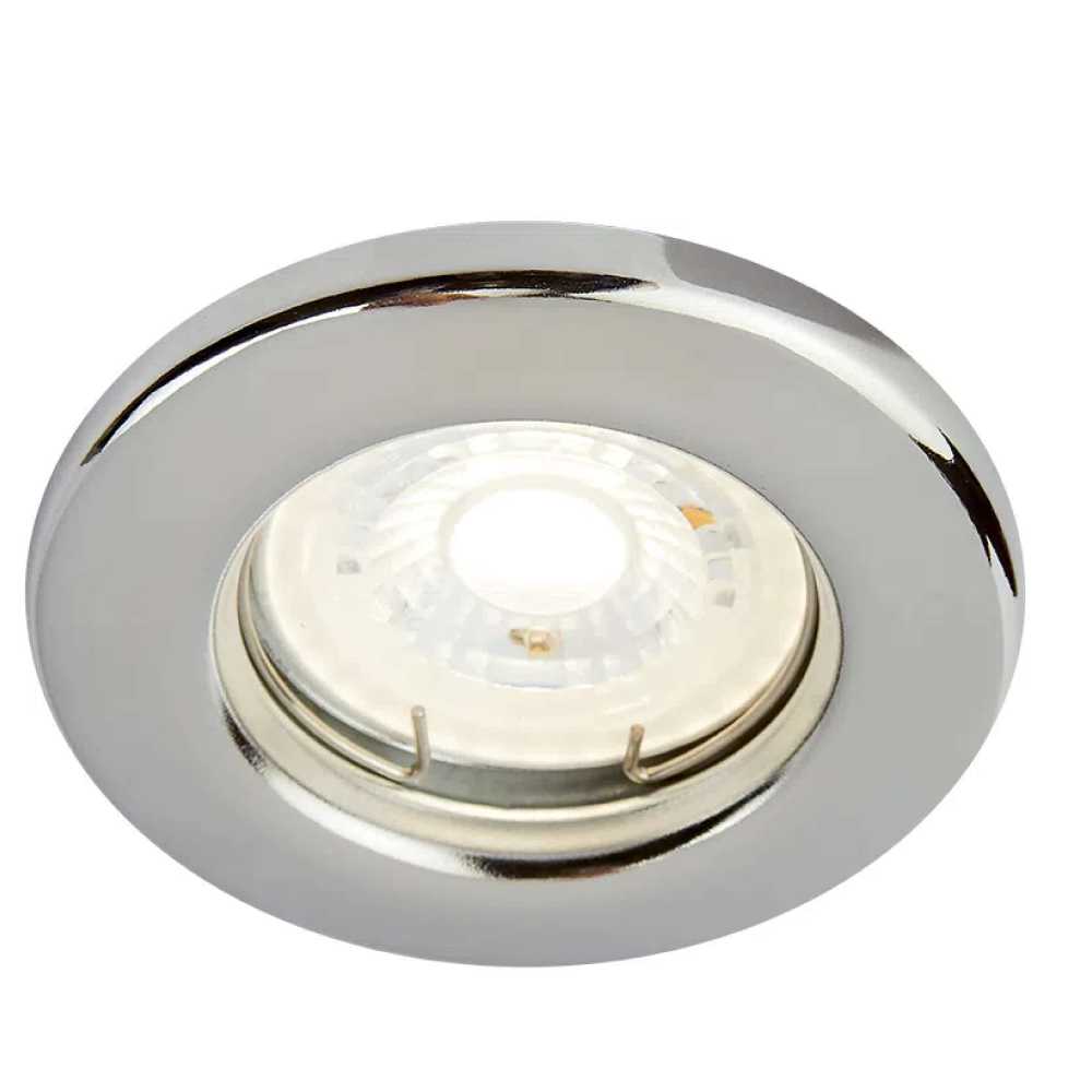 LÁMPARA DE INTERIOR EMPOTRABLE ALEZIO TECNOLITE POTENCIA MÁXIMA 50W BASE GX5.3 COMPACTO FOCO MR16 NO INCLUIDO CROMADO