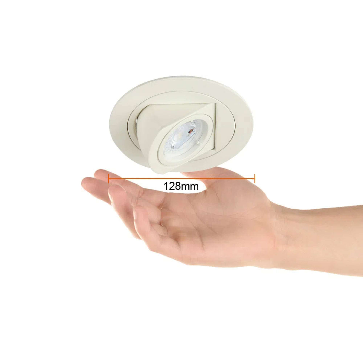 LAMPARA EMPOTRABLE DOWNLIGHT RETRACTIL POTENCIA MAX. 50 W BASE GX5.3 FOCO MR16 NO INCLUIDO
