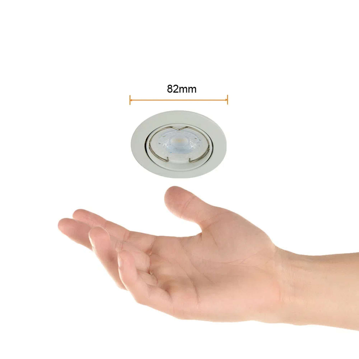 LÁMPARA DE INTERIOR EMPOTRABLE ANDORA TECNOLITE POTENCIA MÁXIMA 50W BASE GX5.3 FOCO MR16 NO INCLUIDO BLANCO