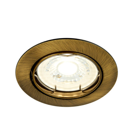 LÁMPARA DE INTERIOR EMPOTRABLE ANDORA TECNOLITE POTENCIA MÁXIMA 50W BASE GX5.3 FOCO MR16 NO INCLUIDO LATÓN