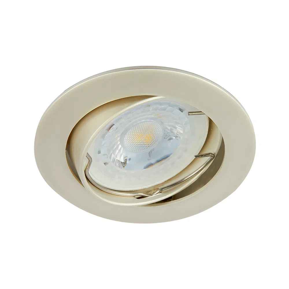 LÁMPARA EMPOTRABLE TECNOLITE ANDORA COMPACTO 50W BASE GX5.3 PERLADO ***TECNOLITE HAE***