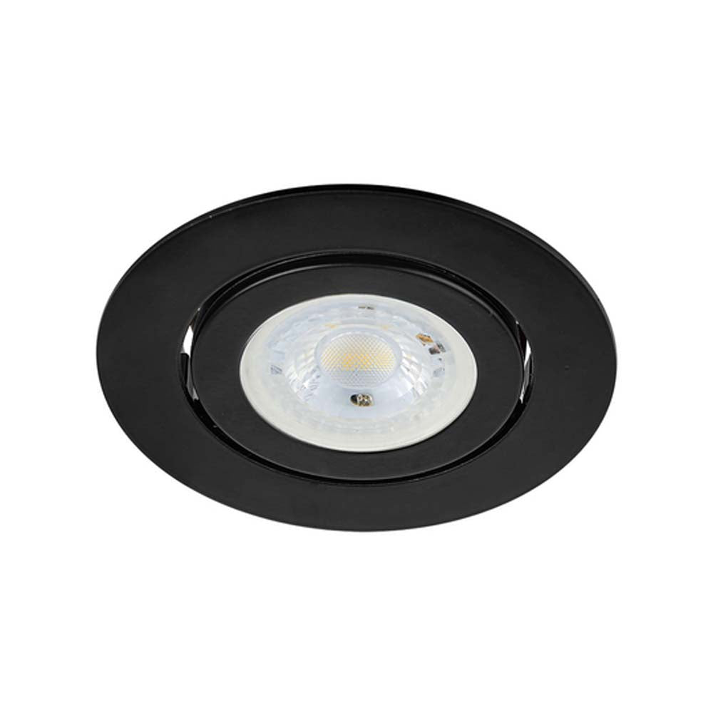 LÁMPARA DE INTERIOR EMPOTRABLE APRICA TECNOLITE POTENCIA MÁXIMA 50W BASE GX5.3 FOCO MR16 NO INCLUIDO NEGRO