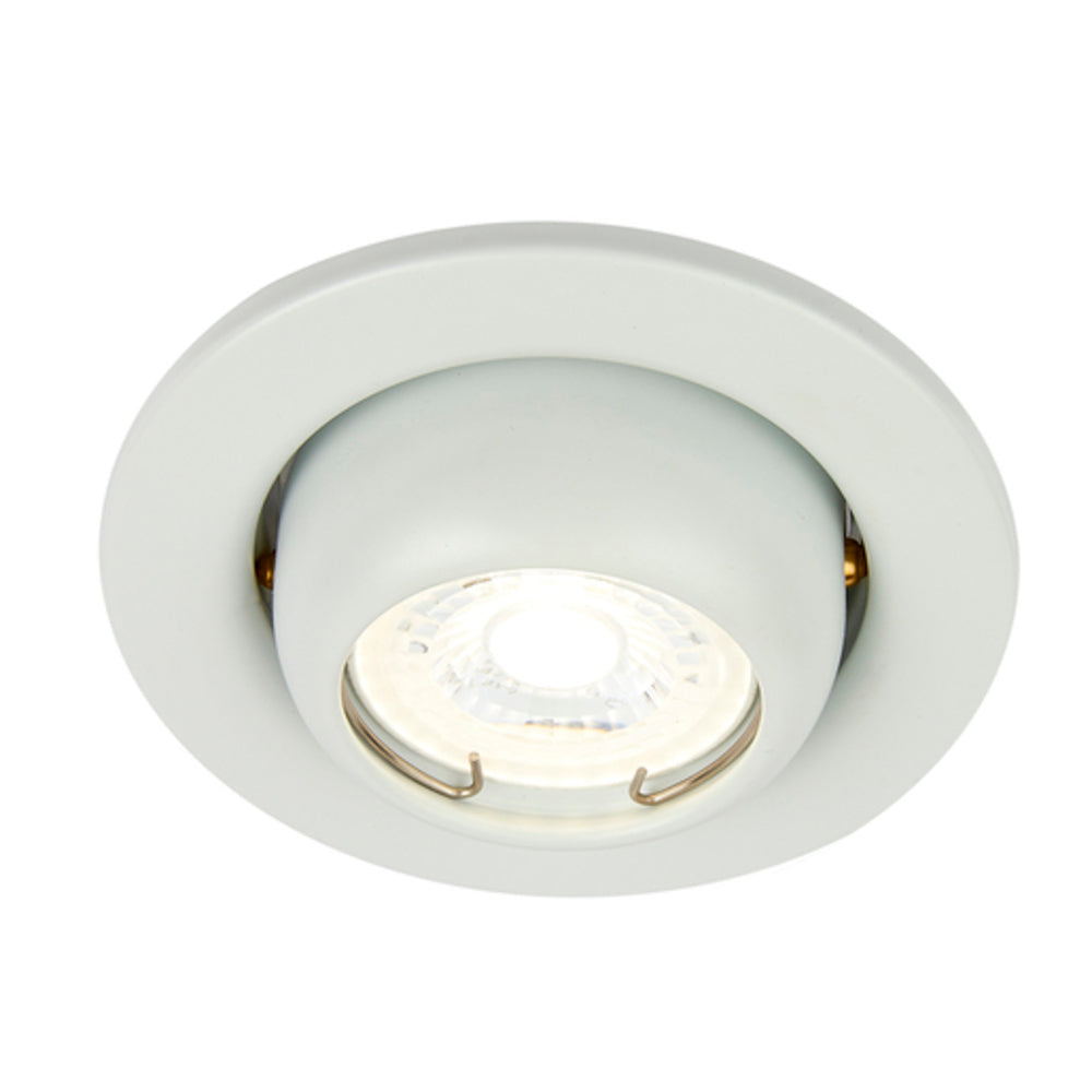 LÁMPARA EMPOTRABLE TECNOLITE ACARI COMPACTO 50W BASE GX5.3 BLANCO