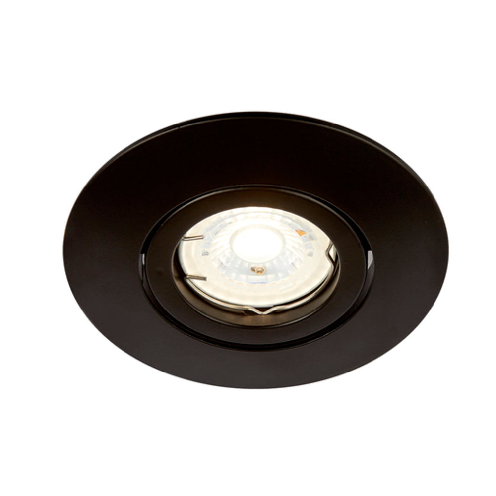 LÁMPARA DE INTERIROR EMPOTRABLE ACERRA TECNOLITE POTENCIA MÁXIMA 50W BASE GX5.3 FOCO MR16 NO INCLUIDO NEGRO