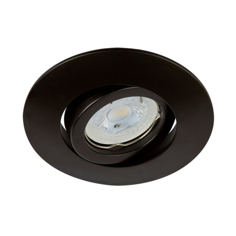 LÁMPARA DE INTERIROR EMPOTRABLE ACERRA TECNOLITE POTENCIA MÁXIMA 50W BASE GX5.3 FOCO MR16 NO INCLUIDO NEGRO