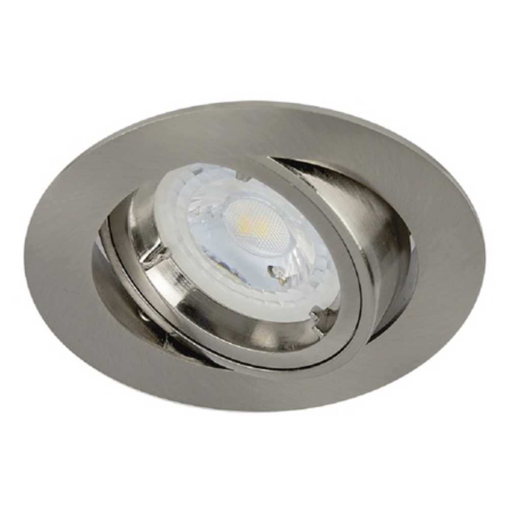 LÁMPARA DE INTERIOR EMPOTRABLE AGRA TECNOLITE BASE GX5.3 SATINADO