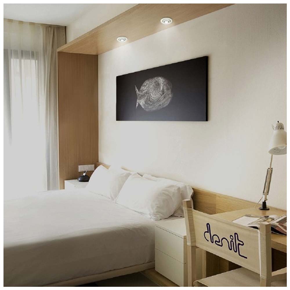 LÁMPARA EMPOTRABLE TECNOLITE ACARI I 35W BASE G4 BLANCO