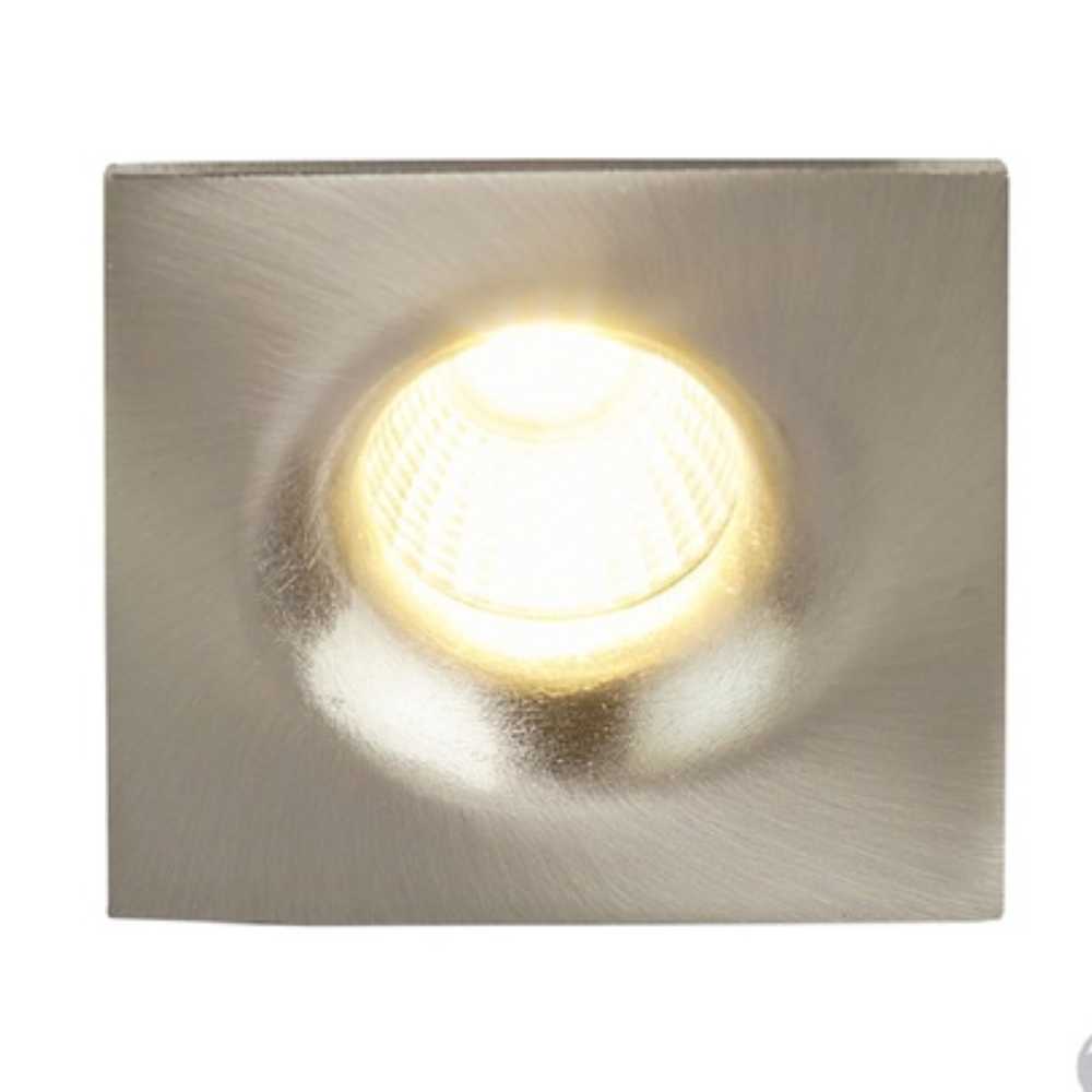 LÁMPARA EMPOTRABLE TECNOLITE AKABA 4W LUZ SUAVE CÁLIDA SATINADO