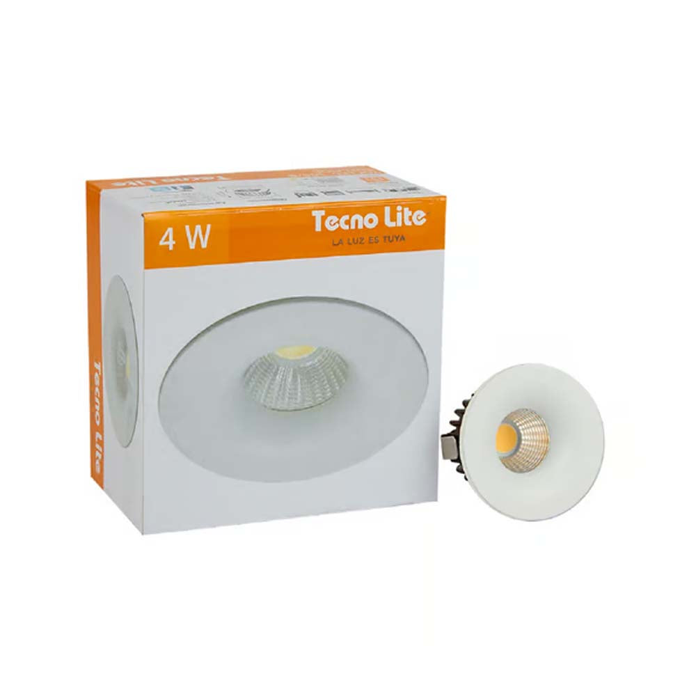 LAMPARA DE INTERIOR LED PARA EMPOTRAR 4 W LUZ CALIDA BRILLANTE YDCLED-305/B