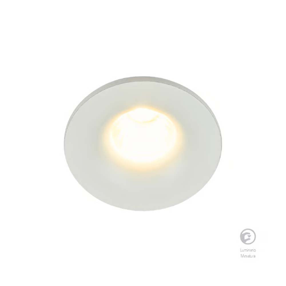 LAMPARA DE INTERIOR LED PARA EMPOTRAR 4 W LUZ CALIDA BRILLANTE YDCLED-305/B