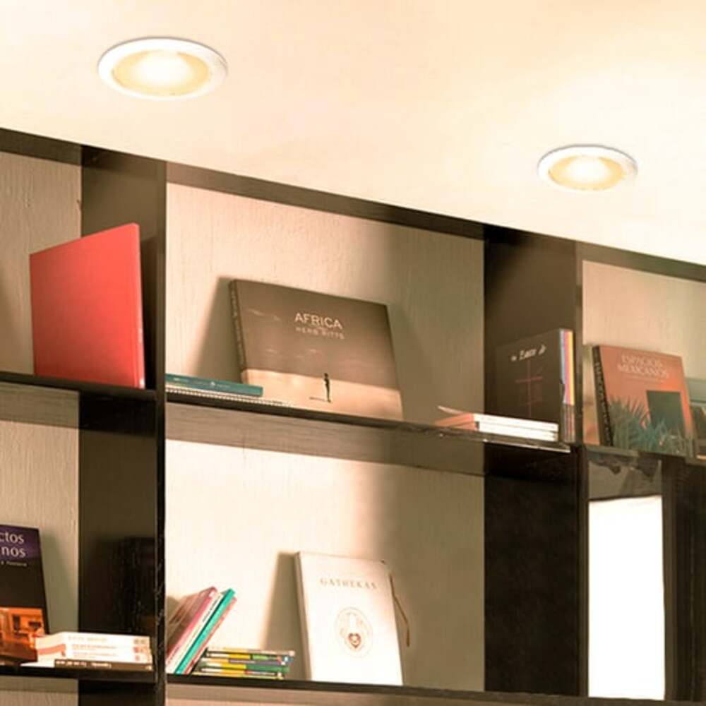 LUMINARIA EMPOTRADA INT ACENTO EMP LED 8.5W 3000K 800LM BLANCO ***TECNOLITE HAE***