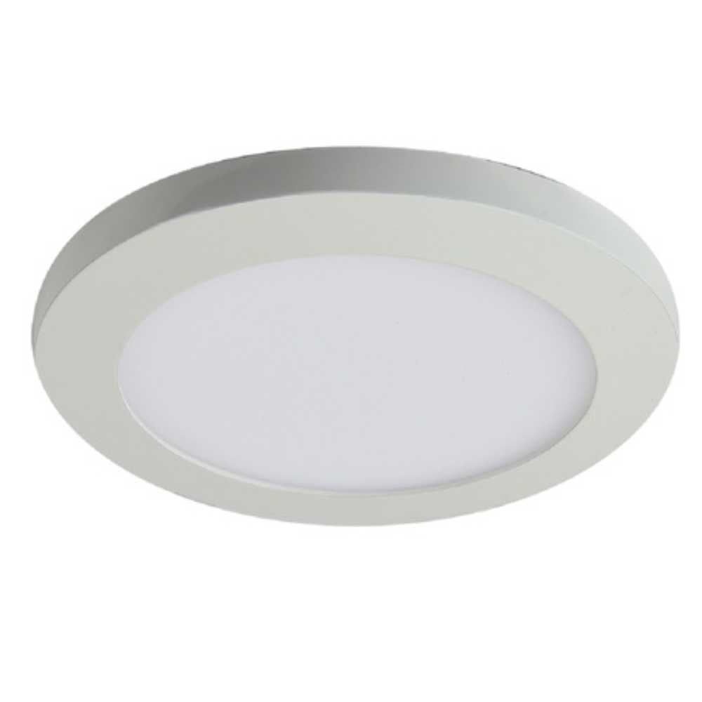 LÁMPARA DE INTERIOR EMPOTRABLE MUNICH TECNOLITE PARA BOTE O PLAFÓN 9W LUZ BLANCA NEUTRA BLANCO