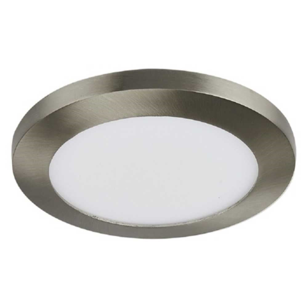 LÁMPARA DE INTERIOR EMPOTRABLE MUNICH TECNOLITE PARA BOTE O PLAFÓN 9W LUZ BLANCA NEUTRA SATINADO