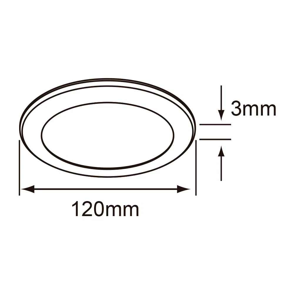 LAMPARA DE INTERIOR LED PARA EMPOTRAR 6 W LUZ CALIDA BRILLANTE