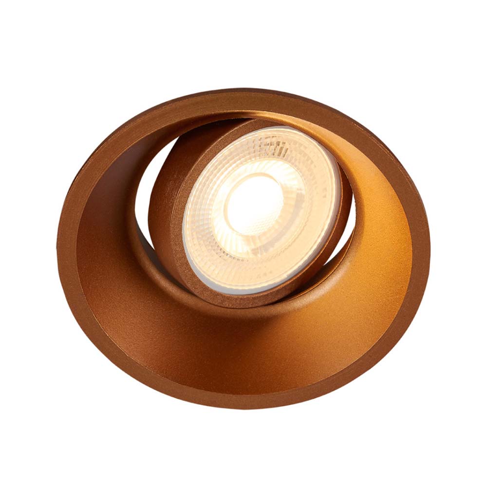 INTERIOR EMPOTRADOS S/L GX5.3 COBRE OCUPA FOCO MR16 ***TECNOLITE HAE***