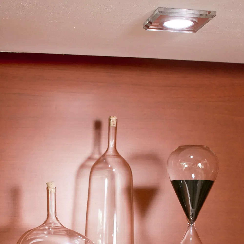 LAMPARA EMPOTRABLE DOWNLIGHT COMPACTO POTENCIA MAX. 6 W BASE GX5.3 FOCO MR16 NO INCLUIDO YD-225/CE