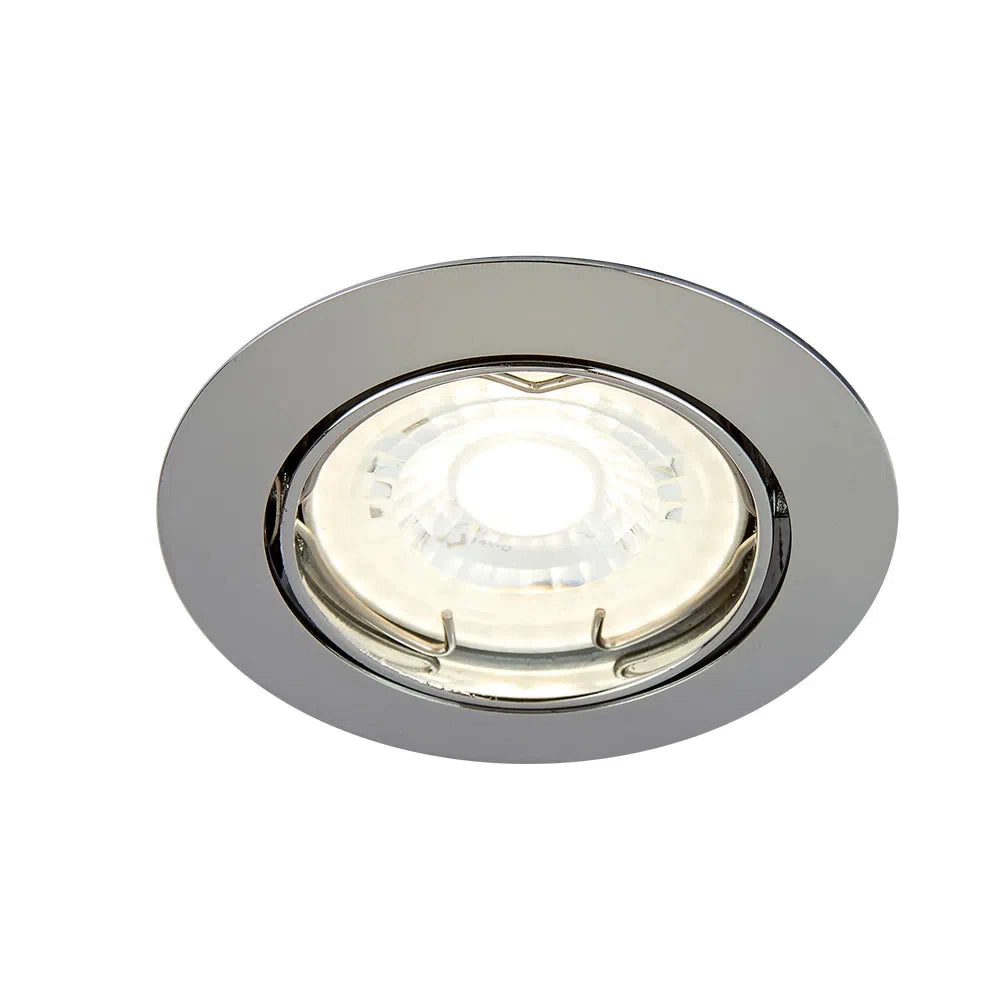LAMPARA EMPOTRABLE DOWNLIGHT DIRIGIBLE POTENCIA MAX. 6 W BASE GX5.3 FOCO MR16 NO INCLUIDO YD-330/CR