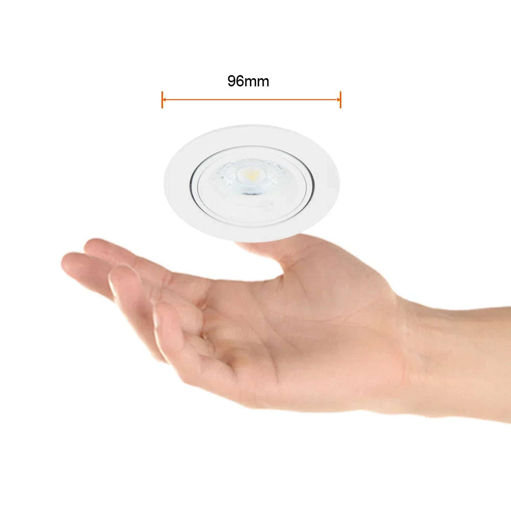 LAMPARA EMPOTRABLE DOWNLIGHT DIRIGIBLE POTENCIA MAX. 50 W BASE GX5.3 FOCO MR16 NO INCLUIDO YD-905/B