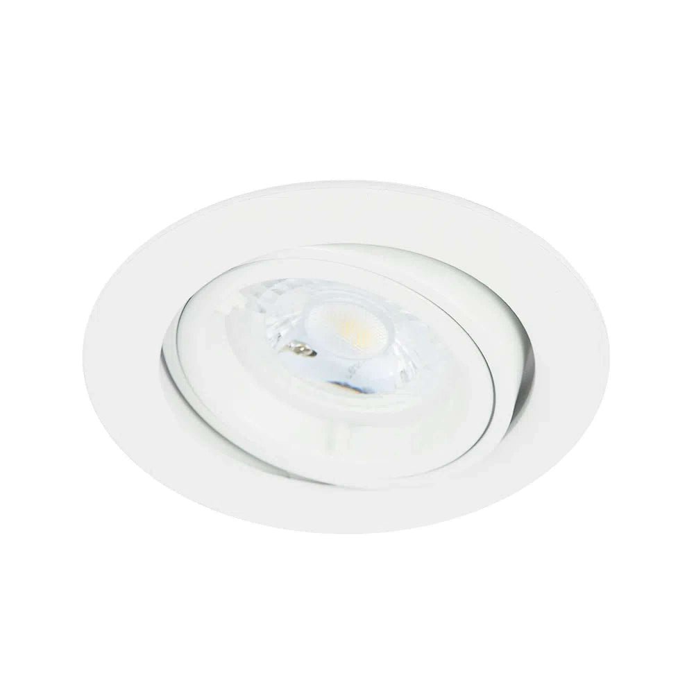 LAMPARA EMPOTRABLE DOWNLIGHT DIRIGIBLE POTENCIA MAX. 50 W BASE GX5.3 FOCO MR16 NO INCLUIDO YD-905/B