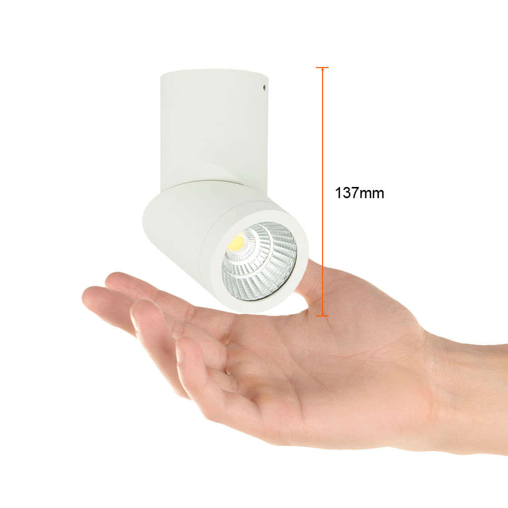 LÁMPARA DE INTERIOR LED POLLUX TECNOLITE SPOT DIRIGIBLE LED INTEGRADO BLANCO