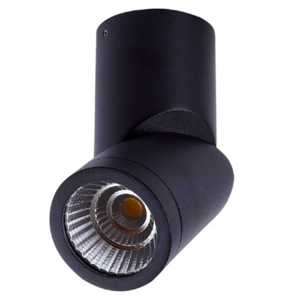 LÁMPARA DE INTERIOR LED POLLUX TECNOLITE SPOT DIRIGIBLE LED INTEGRADO NEGRO