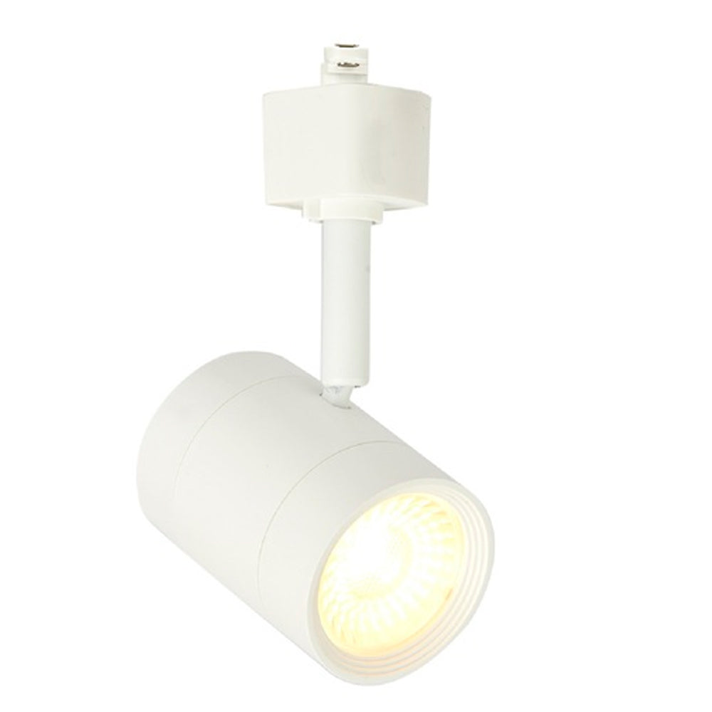SPOT DE RIEL LED HALLEY TECNOLITE DIRIGIBLE 7.5W LUZ SUAVE CÁLIDA LED INTEGRADO BLANCO