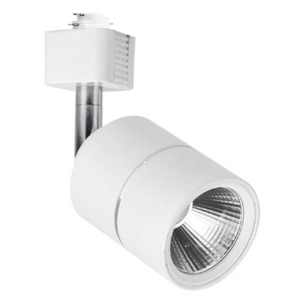 LÁMPARA DE INTERIOR LED TECNOLITE BOYERO SPOT DE RIEL 12W LUZ SUAVE CÁLIDA BLANCO