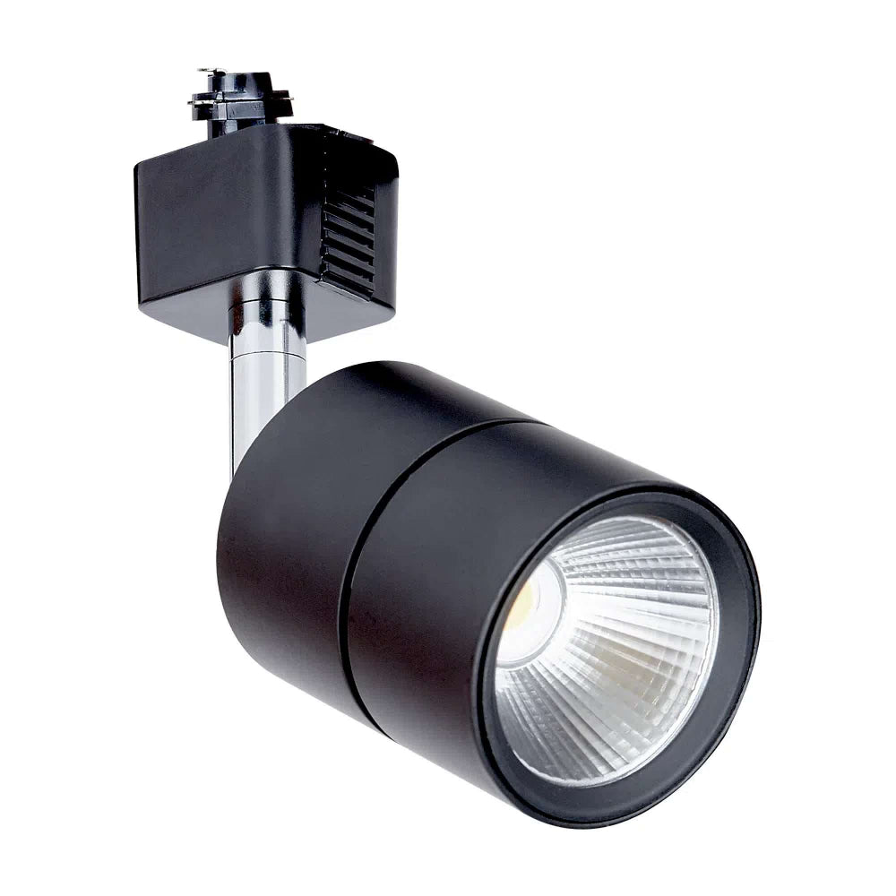 LÁMPARA DE INTERIOR LED TECNOLITE BOYERO SPOT DE RIEL 12W LUZ SUAVE CÁLIDA NEGRO