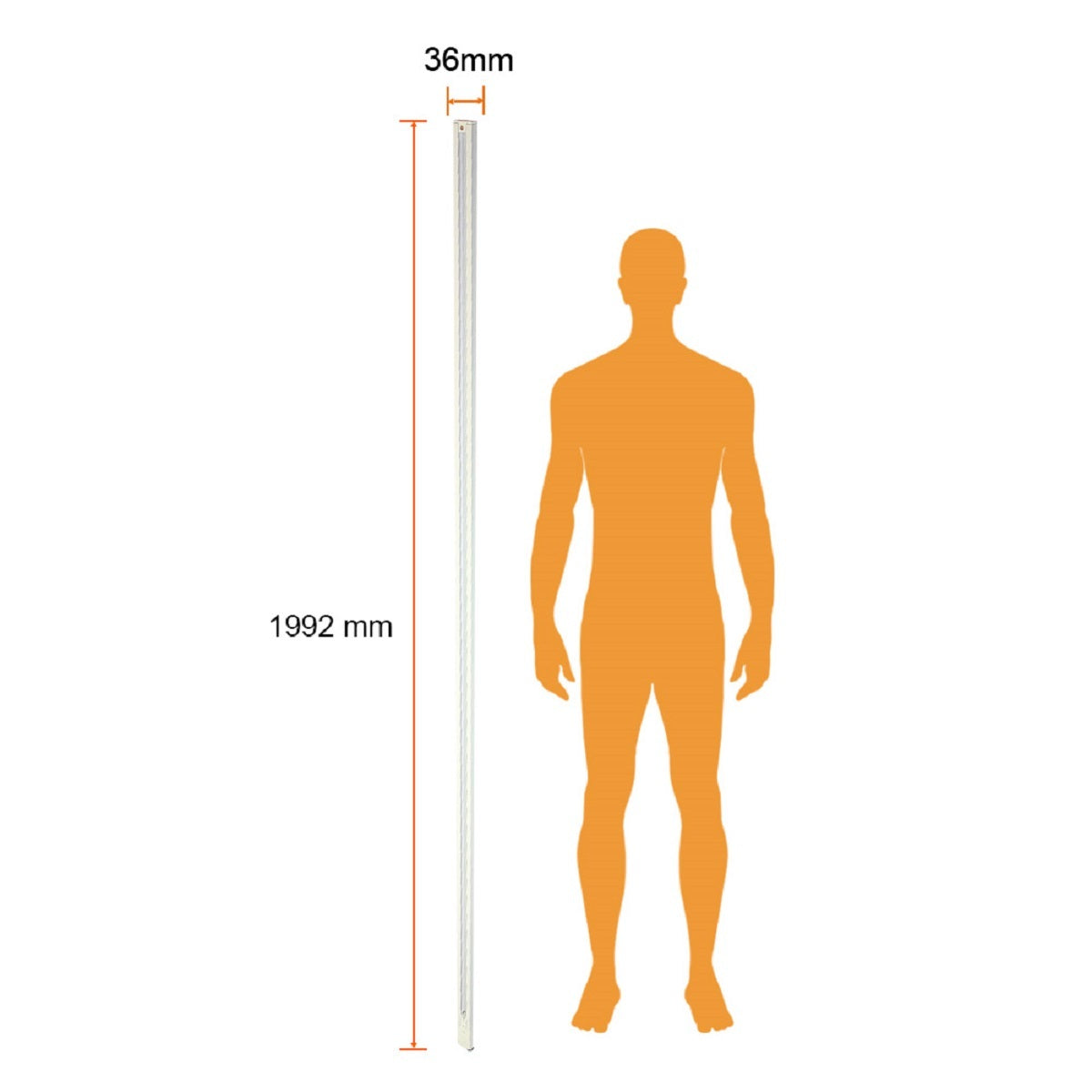 RIEL PARA LÁMPARA TECNOLITE SPOT DOS METRO BLANCO *** OFRECER 1005-000 ***