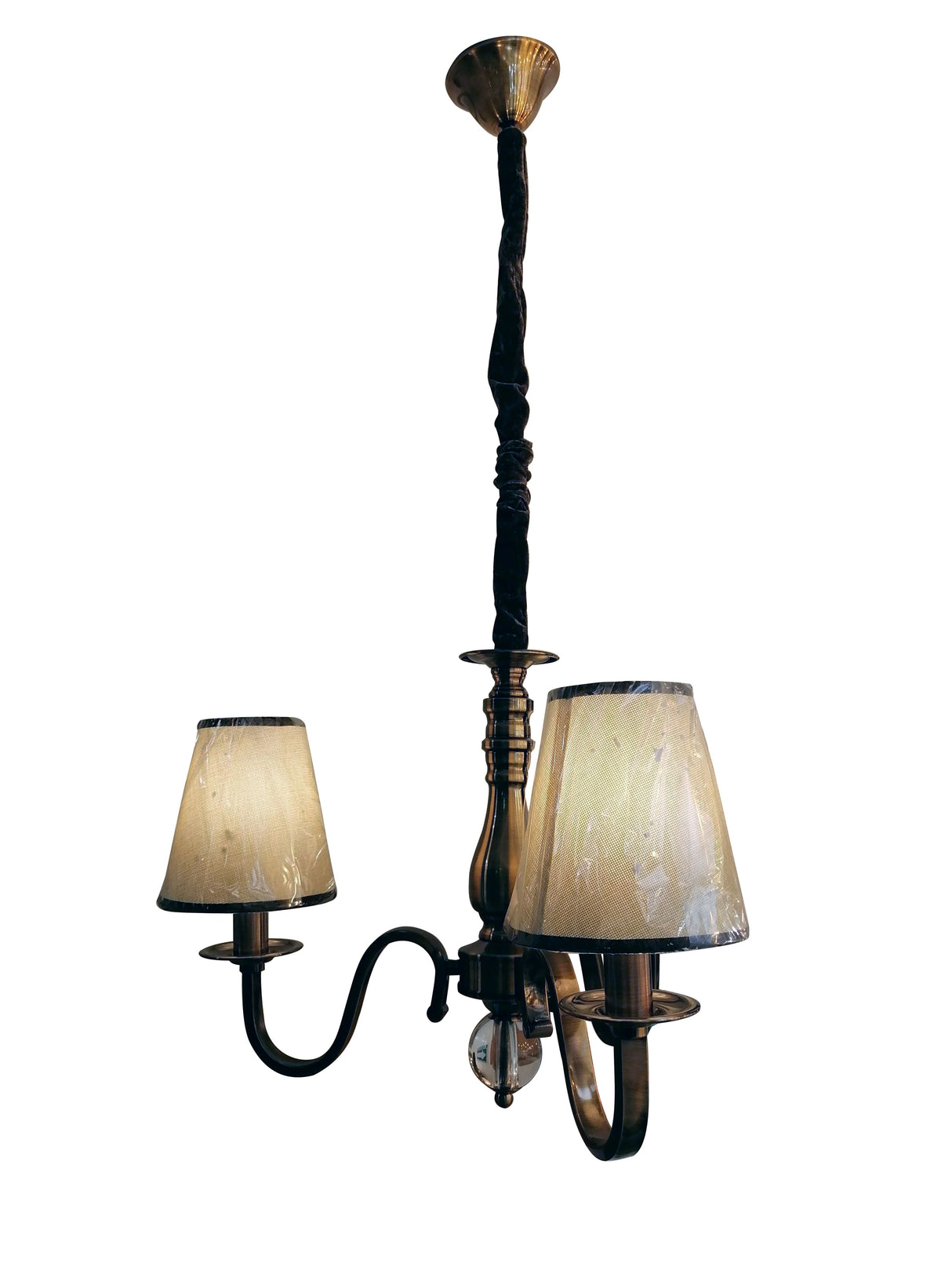 CANDIL COBRE 3 LUCES LOVI *** EXHIBIDO ***