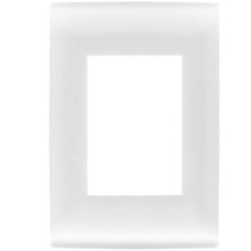 PLACA TRES MODULOS BLANCA LEVITON