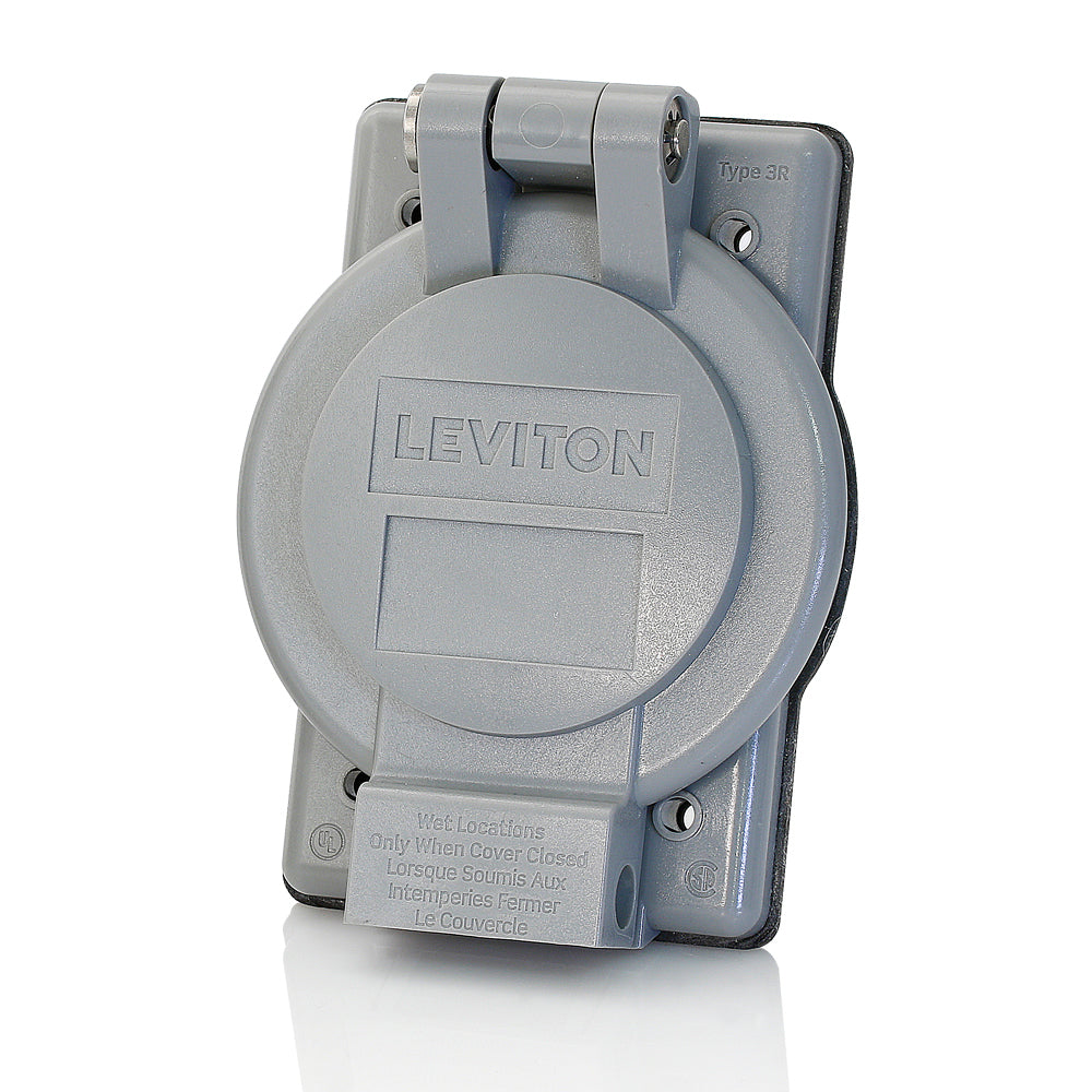 PLACA RESISTENTE A LA INTEMPERIE GRADO INDUSTRIAL GRIS LEVITON