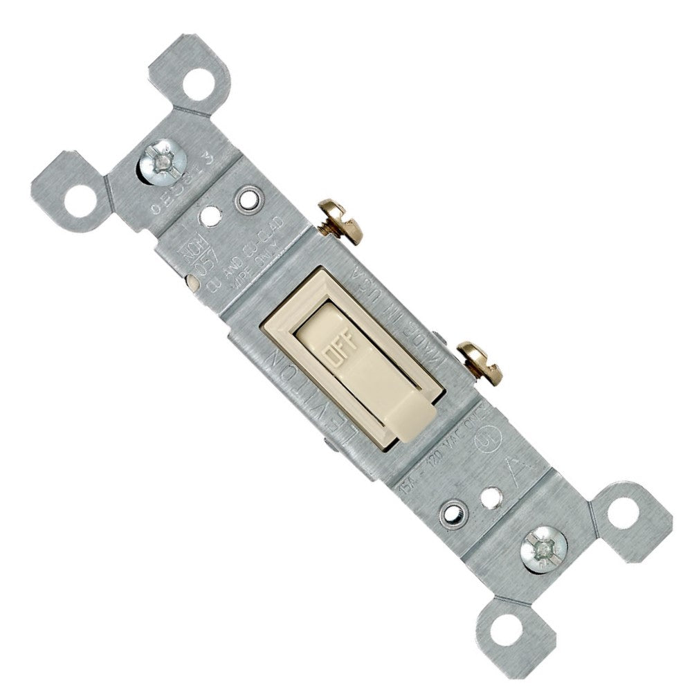 APAGADOR PALANCA VERTICAL RESIDENCIAL MARFIL LEVITON *** OFRECER 46000 ***