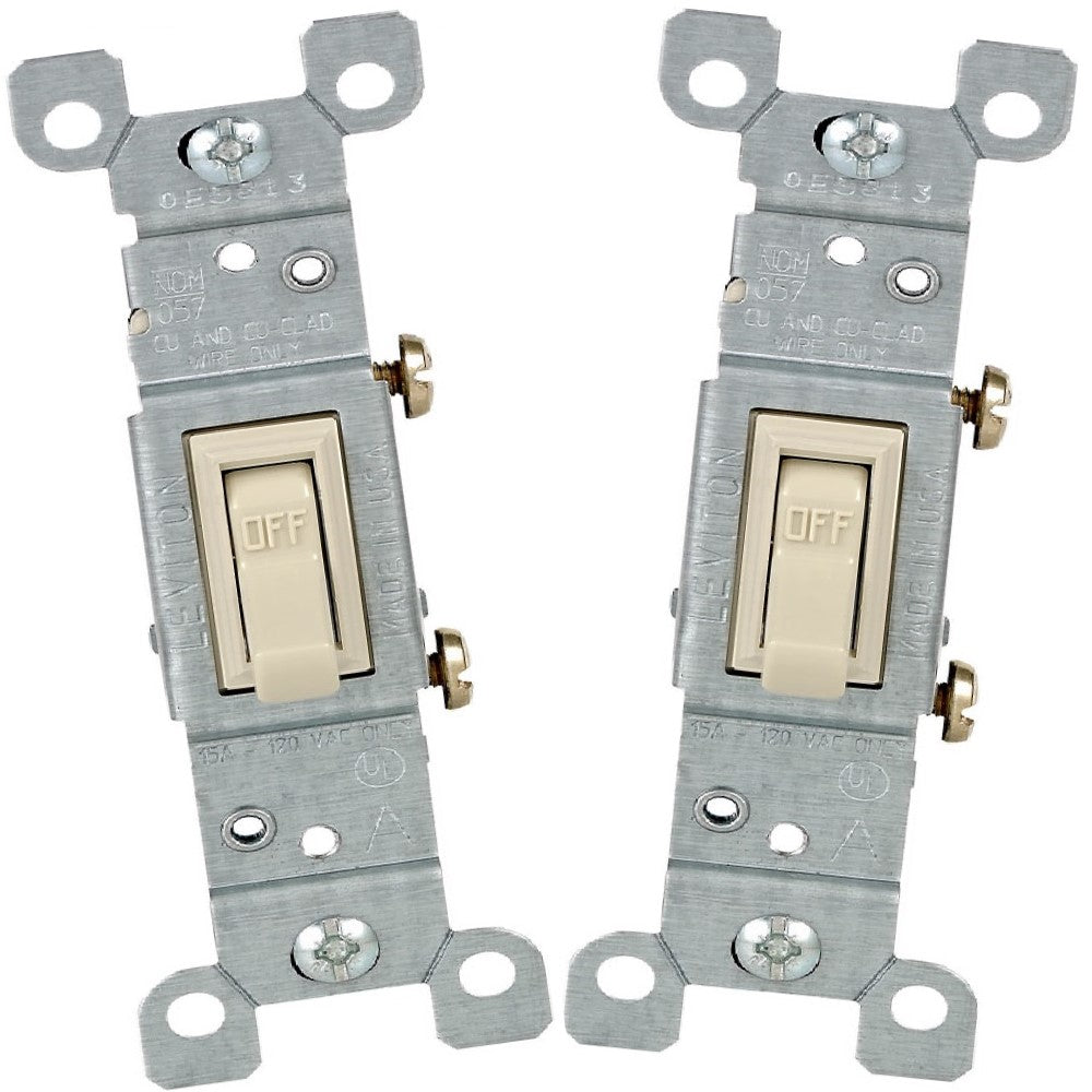 APAGADOR PALANCA VERTICAL RESIDENCIAL MARFIL LEVITON *** OFRECER 46000 ***