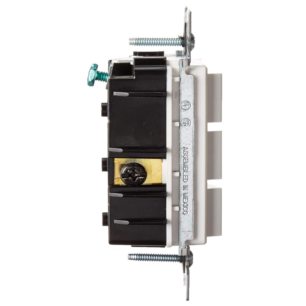 INTERRUPTOR TRIPLE 15A-120V DECORA NEGRO (NO INCLUYE PLACA)