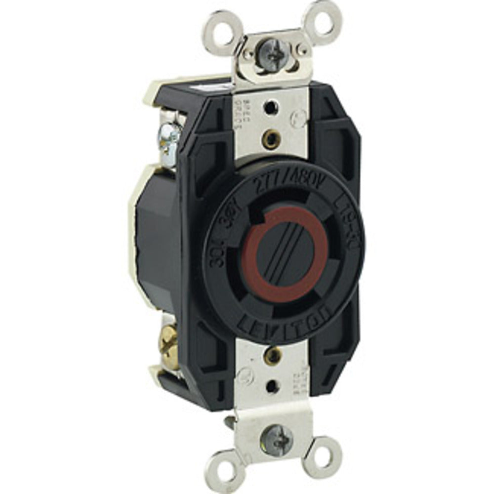 CONTACTO INDUSTRIAL MEDIA VUELTA 4P-4H 30A/277-480V. LEVITON
