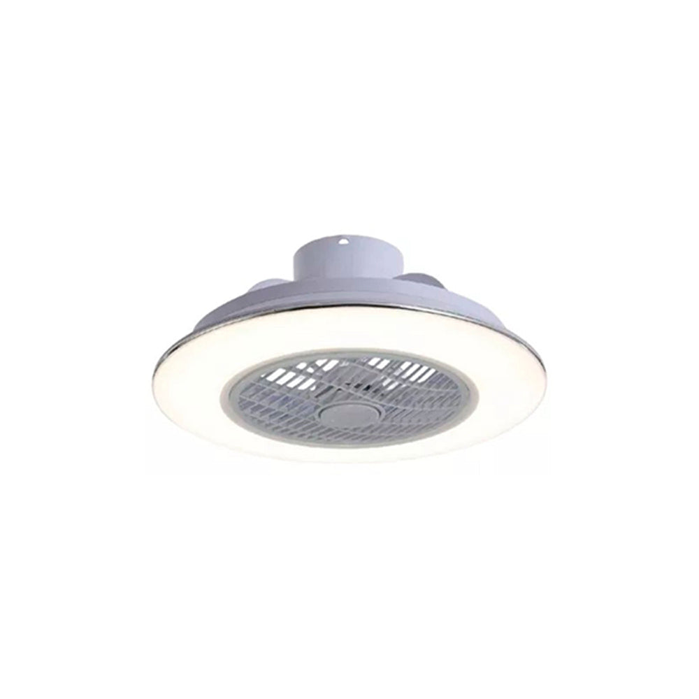 VENTILADOR DE TECHO 12" CON LAMPARA LED  6500K 40W INCLUYE CONTROL MEGALUZ