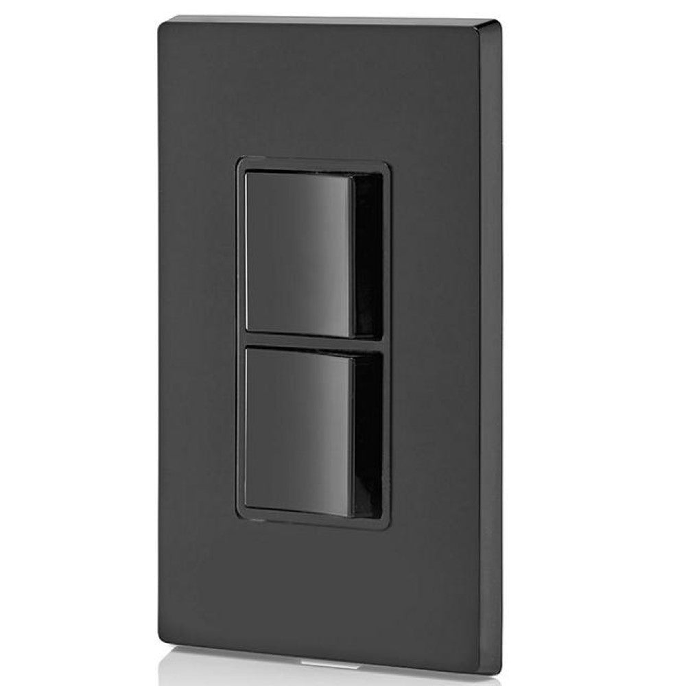 APAGADOR DUPLEX DECORA 3V BALANCIN 15A 120/277V NEGRO DECORA