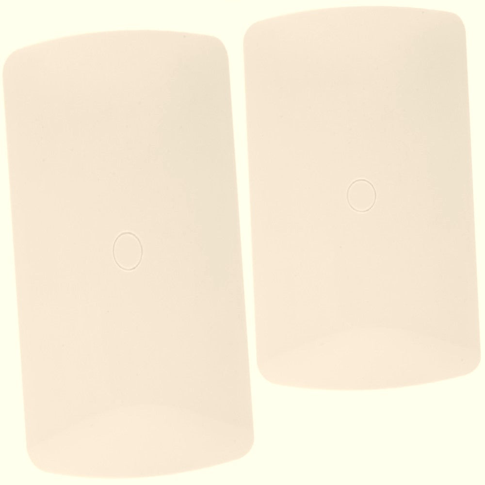 PLACA CIEGA PULIDO MARFIL LEVITON