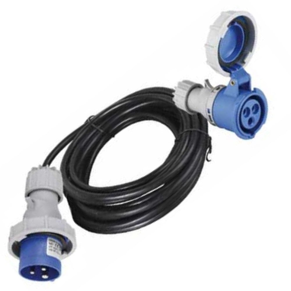 CLAVIJA PIN & SLEEVE 63A 200-250V 3P4H HORA 9 IP66/IP67 AZUL