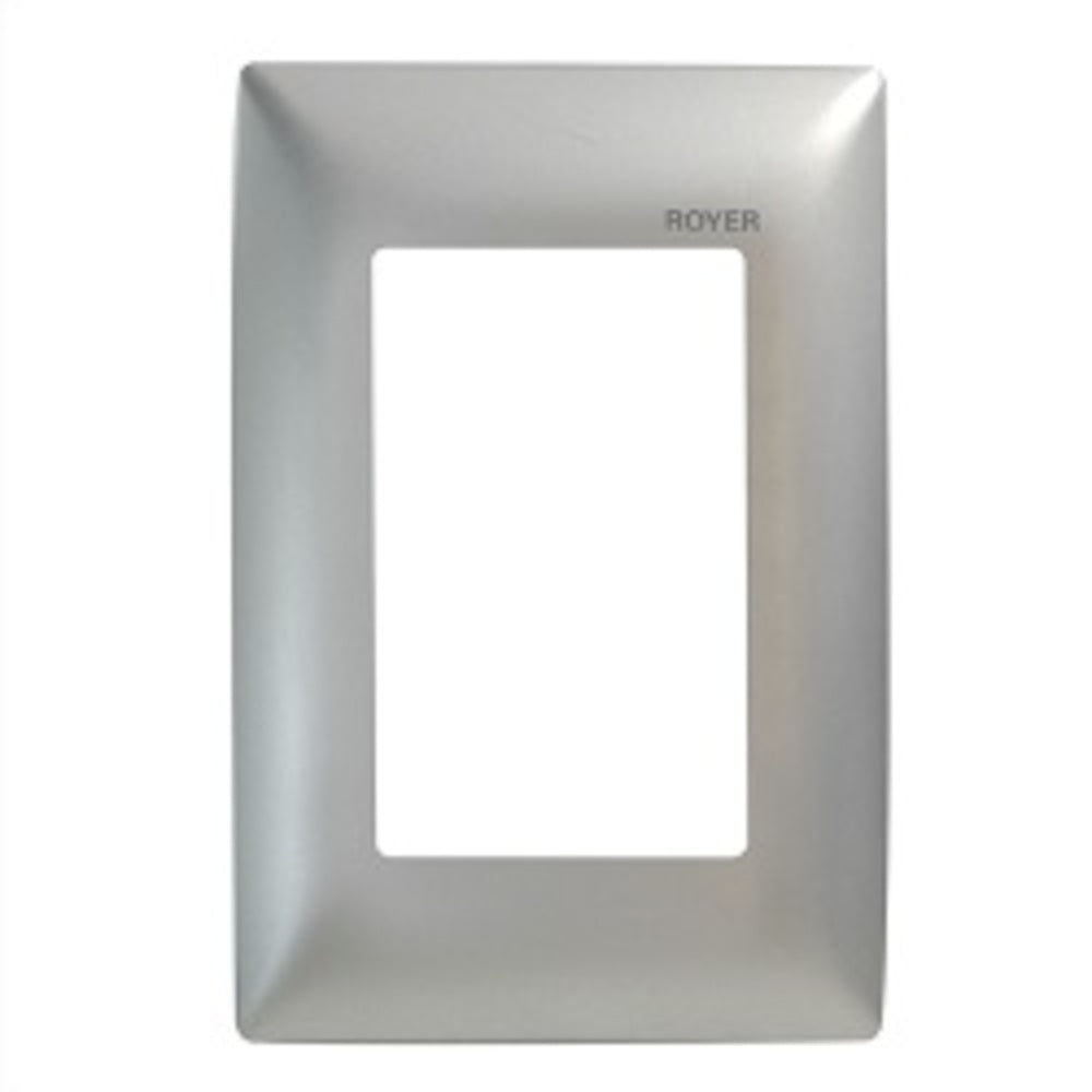 PLACA DE ALUMINIO 3 MOD. ACERO INOXIDABLE MCA ROYER 100