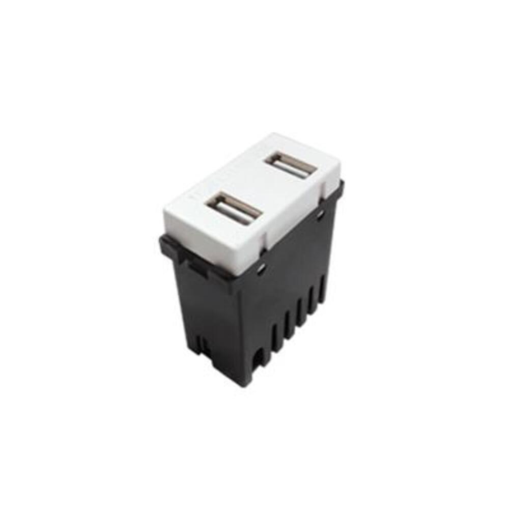 USB 2 PUERTOS 2A COLOR BLANCO ROYER 100