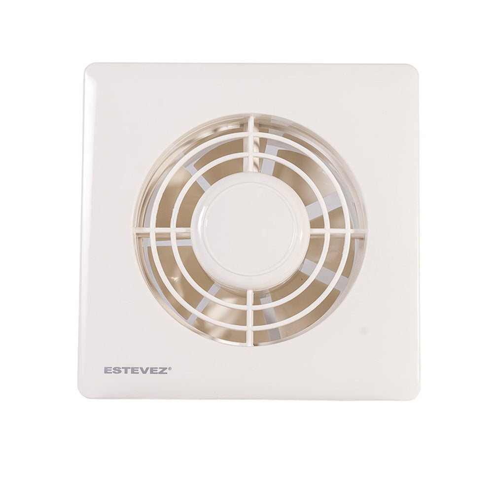 EXTRACTOR RESIDENCIAL CUADRADO ECONOMICO 6" BLANCO