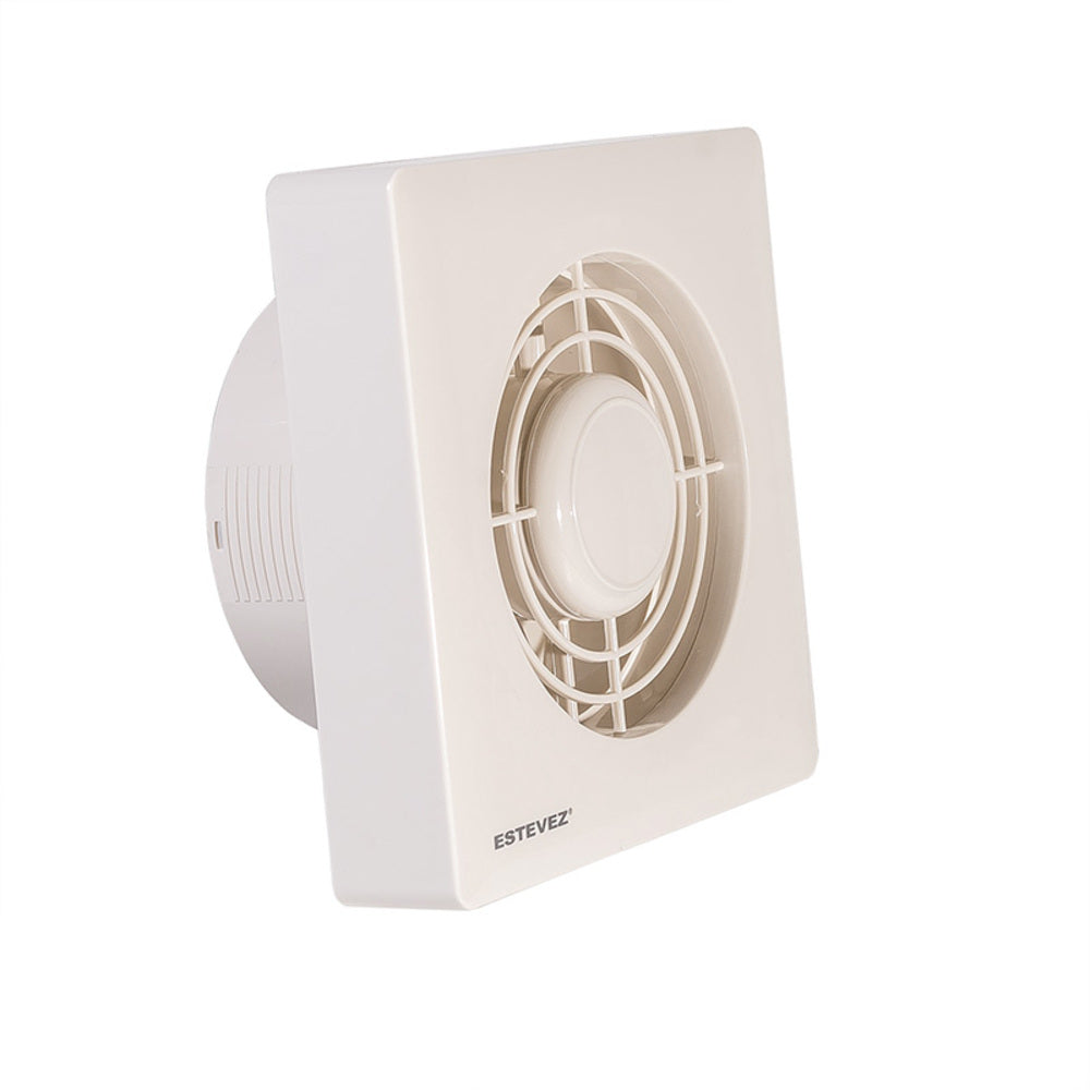 EXTRACTOR RESIDENCIAL CUADRADO ECONOMICO 6" BLANCO