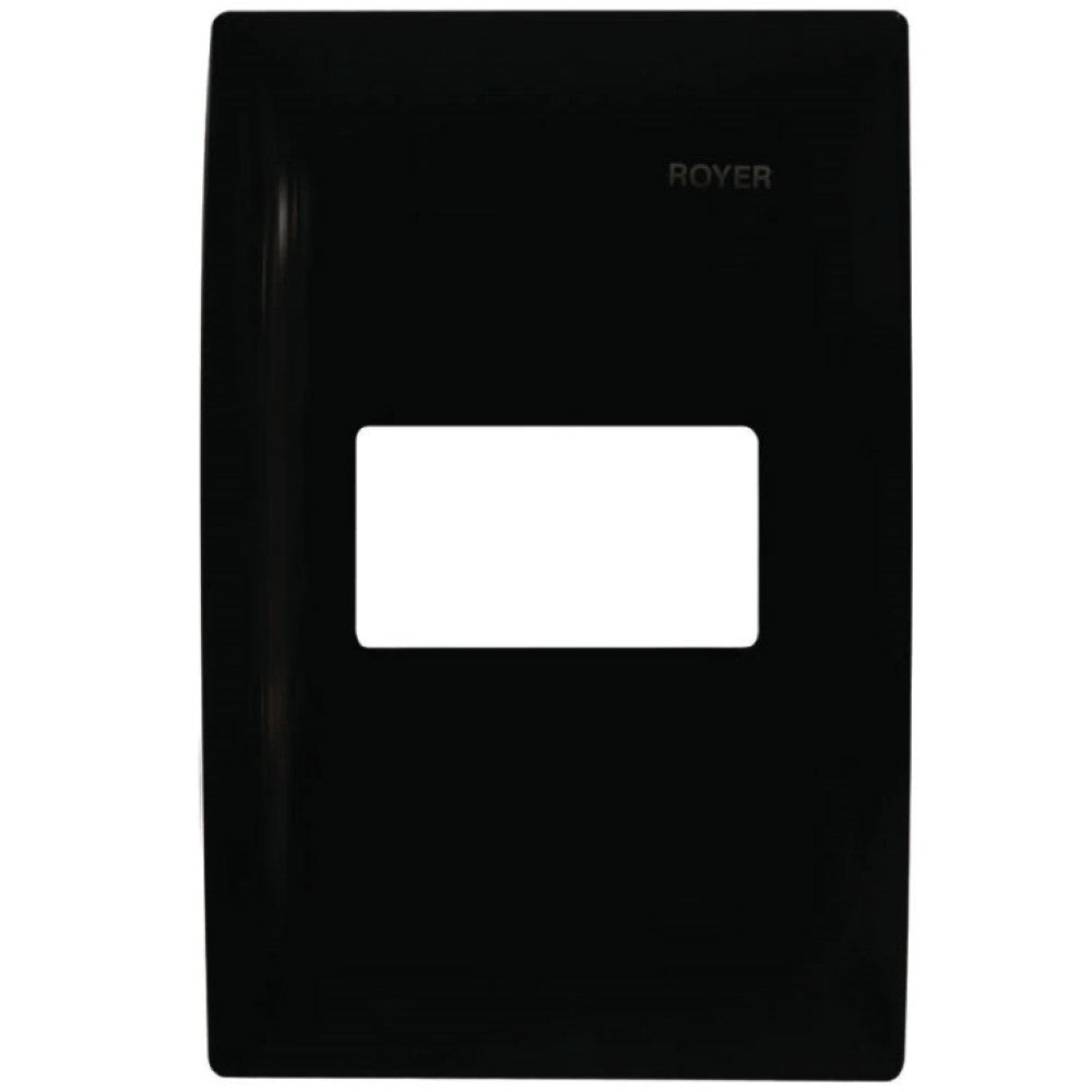 PLACA 1 MODULO COLOR NEGRO COLOR NEGRO MCA ROYER