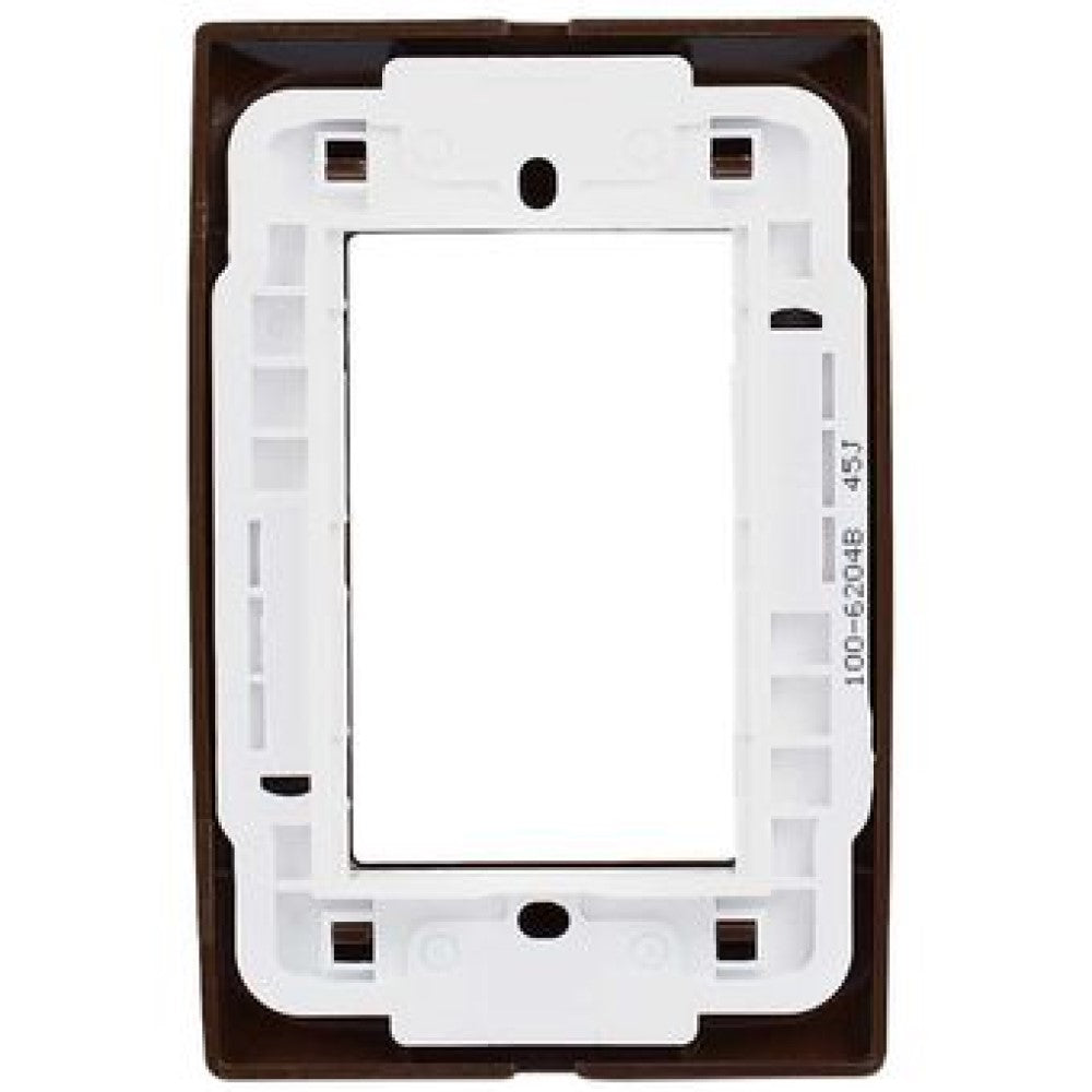 PLACA 3 MODULOS CHOCOLATE