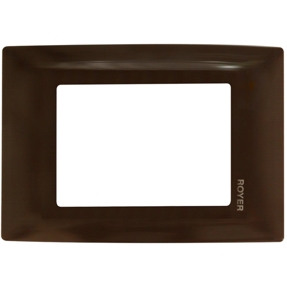 PLACA 3 MODULOS CHOCOLATE