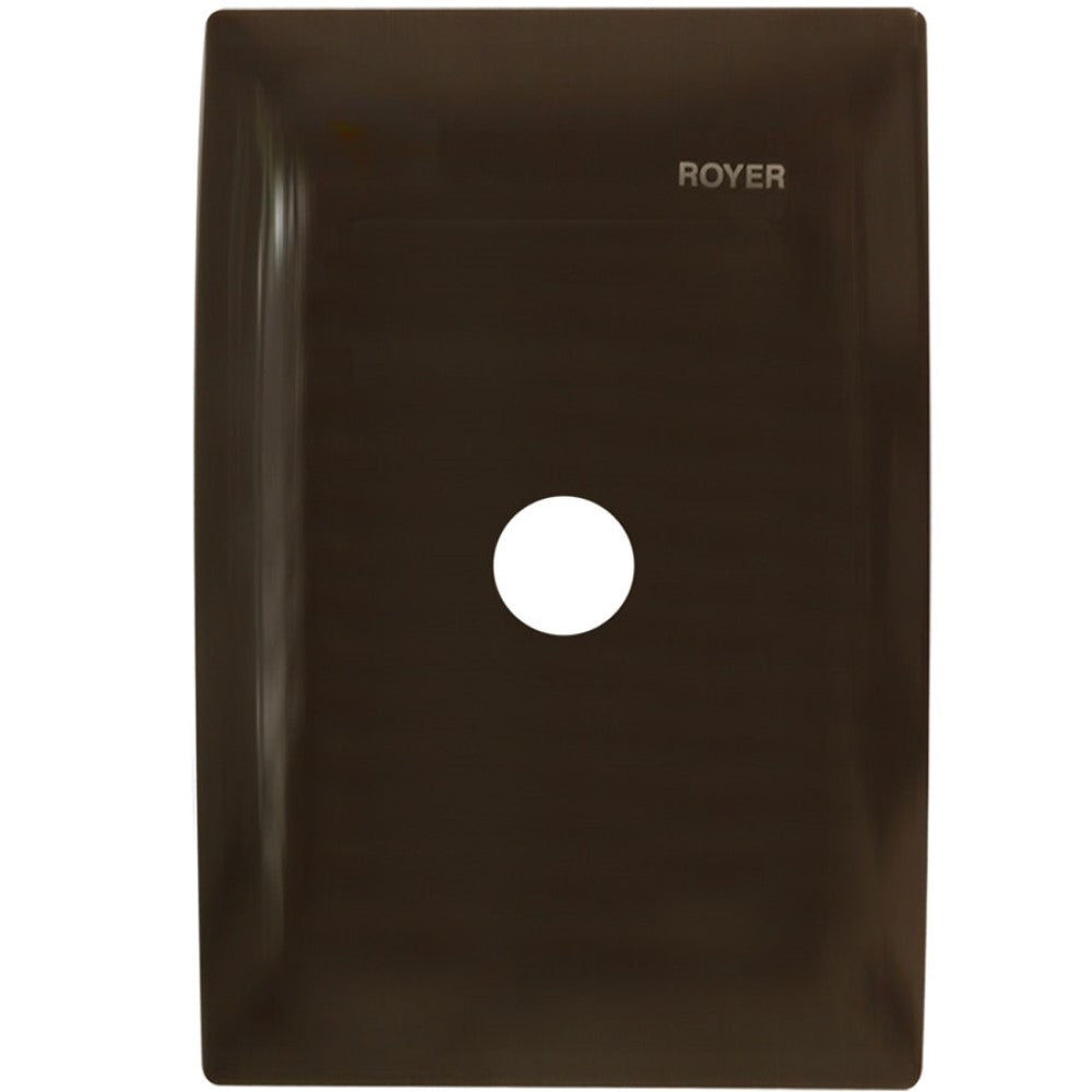 PLACA SALIDA DE CABLES CHOCOLATE