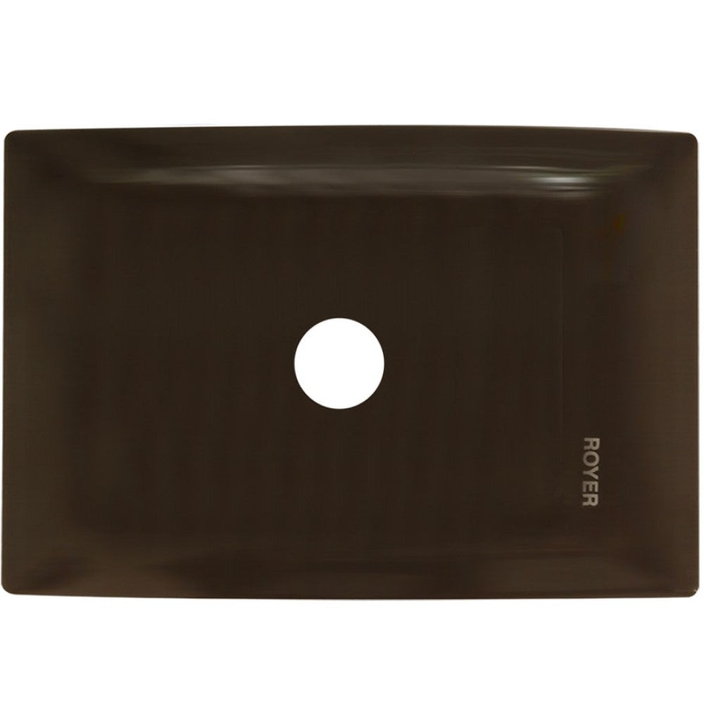 PLACA SALIDA DE CABLES CHOCOLATE