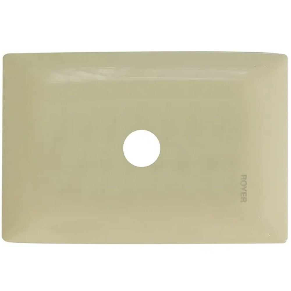 PLACA SALIDA DE CABLES MARFIL